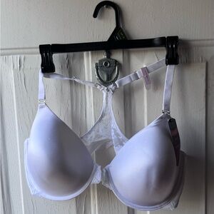 Maidenform White T-Back Bra NWT 40D